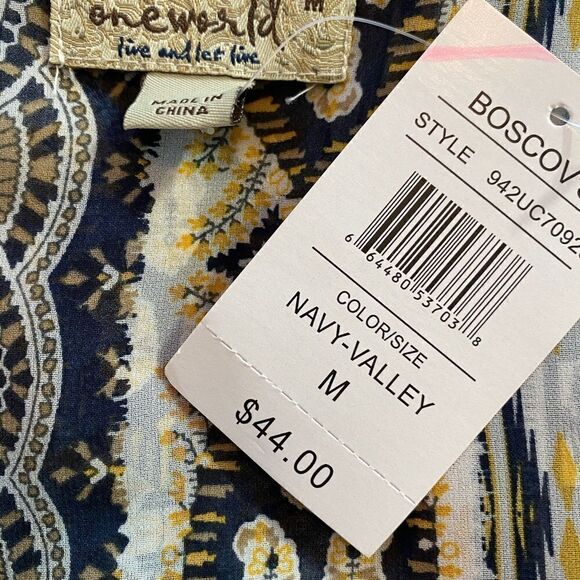 ONE WORLD Layered Top Medium - Picture 7 of 7